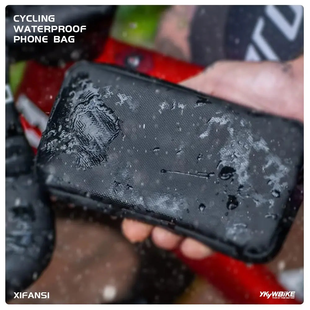 Essential Bike Phone Bag – Waterproof, Sweat & Dirt Proof Cycling Jersey Frame Case