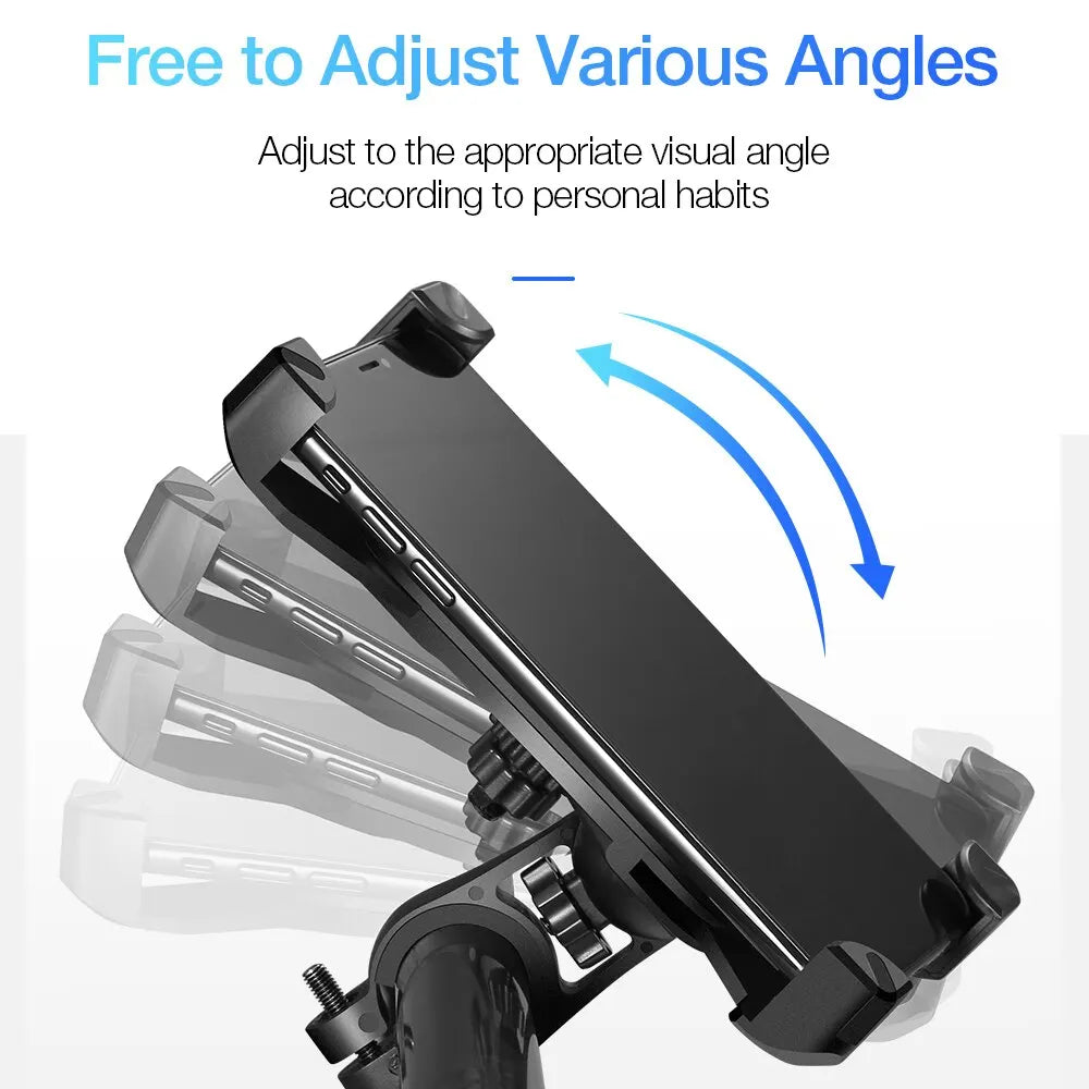 Universal Bike Phone Mount – Clip Bracket for Scooters, MTB & Road Bikes