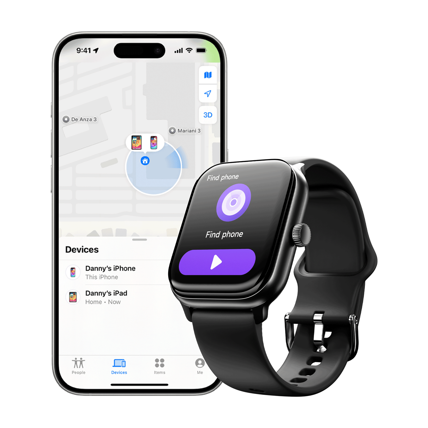Tempo Smartwatch with Bluetooth Calling - Midnight Black-4
