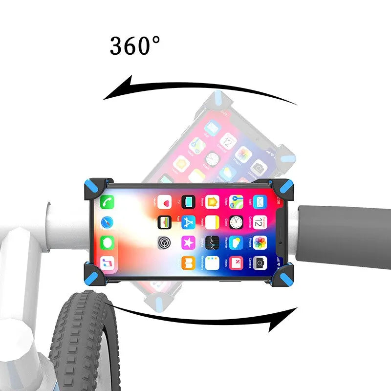 Universal Bike Phone Mount – Clip Bracket for Scooters, MTB & Road Bikes