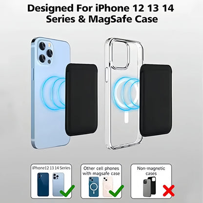 Leather Wallet Case Holder For Magsafe iPhone 16 Pro Max Magnetic Wallet Leather Compatible For iPhone 15 14 13 12  Accessories