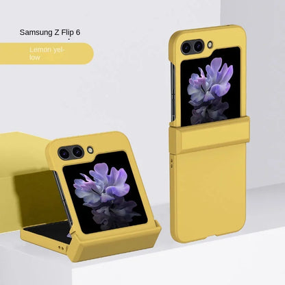 Slim Hard Shell Flip Case – Skin Feel Shockproof Cover with Hinge Protection for Samsung Galaxy Z Flip 3–7