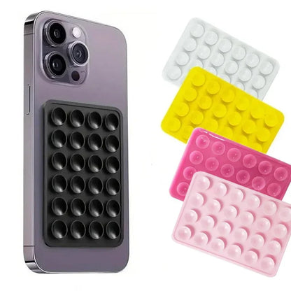 Silicone Suction Cup Phone Stand – Anti-Slip Wall & Desk Mount Sticker