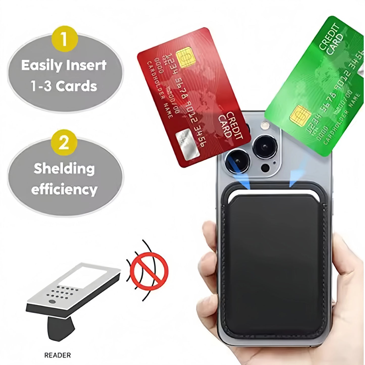 Leather Wallet Case Holder For Magsafe iPhone 16 Pro Max Magnetic Wallet Leather Compatible For iPhone 15 14 13 12  Accessories