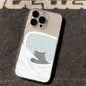 Dog & Cat Couple iPhone Case – Cute Cartoon Animal Shockproof Cover for iPhone 7–17 Series, Pro Max, Air, XS, XR, SE2