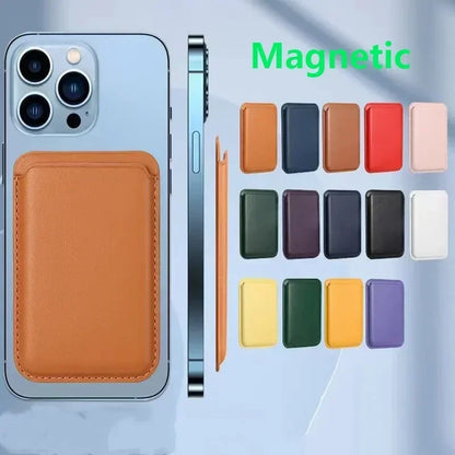 2024 Luxury Magnetic Leather iPhone Wallet Case – Card Holder Cover for iPhone 11–15 Pro Max & 15 Pro