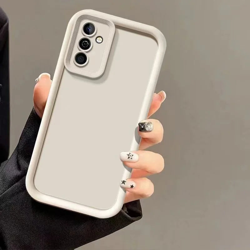 Candy Color Samsung Case – Shockproof Soft Cover for Galaxy S25/S24/S23/S22 Ultra/Plus, S21 FE, A14–A54 5G