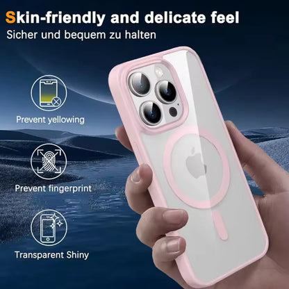 Luxury Macaron iPhone Case – MagSafe Magnetic Wireless Charger Cover for iPhone 11–16, Mini, Plus, Pro & Pro Max