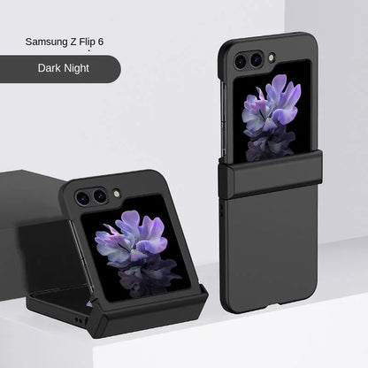 Slim Hard Shell Flip Case – Skin Feel Shockproof Cover with Hinge Protection for Samsung Galaxy Z Flip 3–7