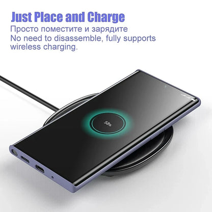 Upgraded Liquid Silicone Case – Soft Shockproof Cover for Samsung Galaxy S24/S23/S22/S21/S20 Ultra, A34/A54 5G