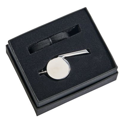 Stainless Steel Coach's Whistle with Lanyard-2