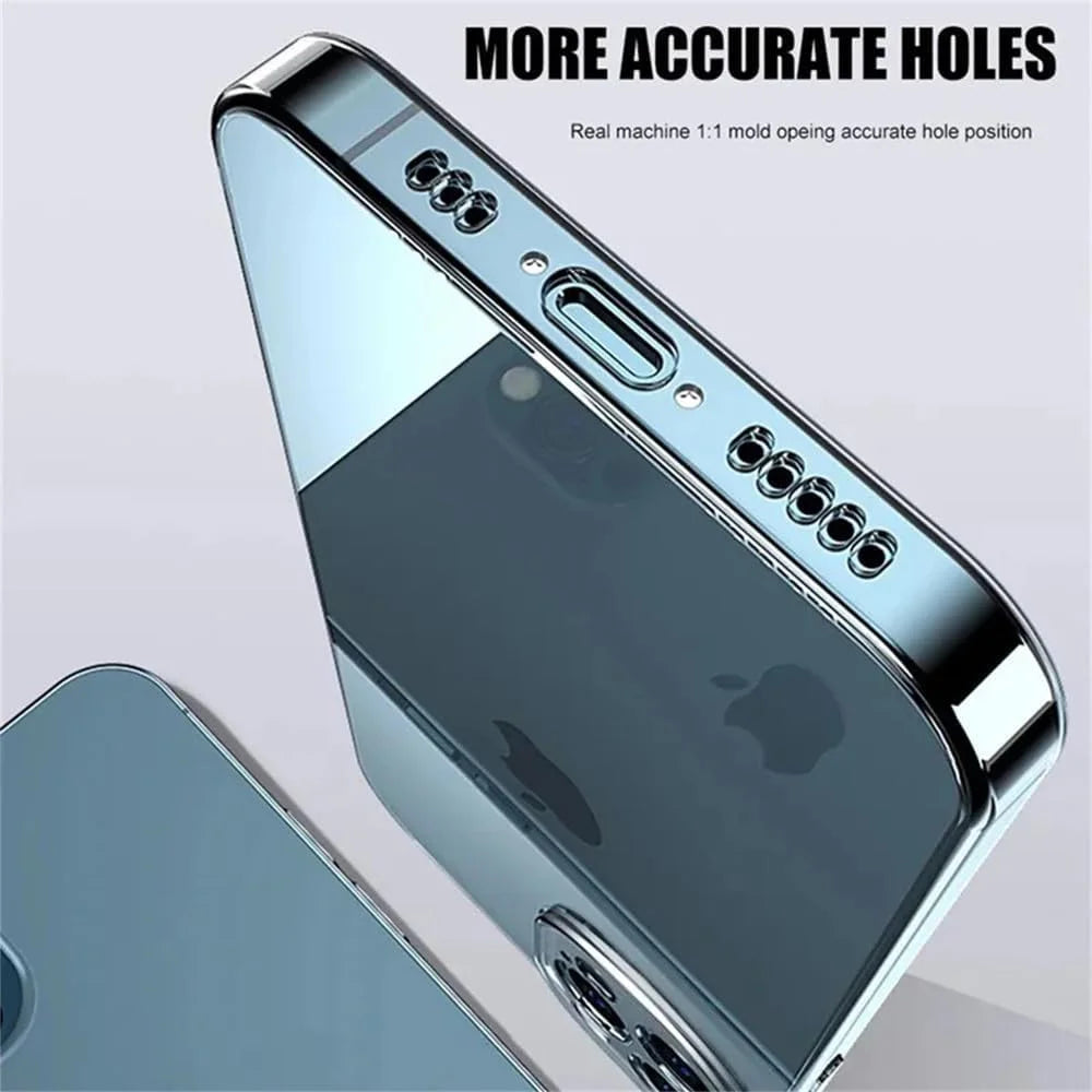 Ultra Thin Clear iPhone Case – Soft TPU Transparent Back Cover for iPhone 11–16 Series, Mini, Plus, Pro, Pro Max