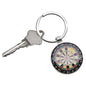 Dart Board Keychain, 3"-0