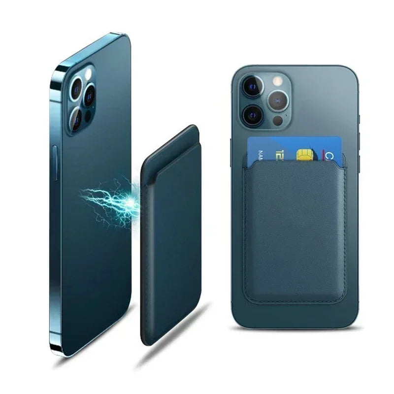 2024 Luxury Magnetic Leather iPhone Wallet Case – Card Holder Cover for iPhone 11–15 Pro Max & 15 Pro