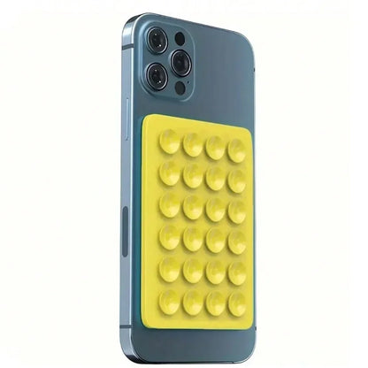 Silicone Suction Cup Phone Stand – Anti-Slip Wall & Desk Mount Sticker
