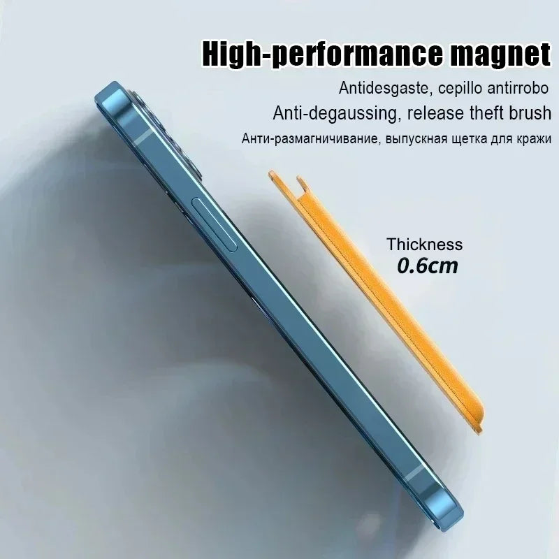 2024 Luxury Magnetic Leather iPhone Wallet Case – Card Holder Cover for iPhone 11–15 Pro Max & 15 Pro