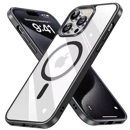 Luxury Macaron iPhone Case – MagSafe Magnetic Wireless Charger Cover for iPhone 11–16, Mini, Plus, Pro & Pro Max