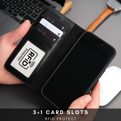 Casper Leather iPhone 14 Wallet Case | MagSafe-3