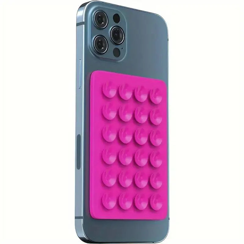 Multifunctional Suction Phone Holder Mat – Anti-Slip Stand & Mount Sticker