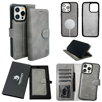 Vegas Premium Leather iPhone 15 Pro Max Wallet Case with MagSafe | Detachable RFID Blocking Luxury Wallet-10