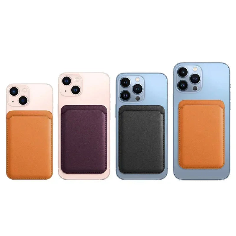 2024 Luxury Magnetic Leather iPhone Wallet Case – Card Holder Cover for iPhone 11–15 Pro Max & 15 Pro