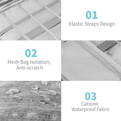 NNBILI Cable Storage Bags System Kit Case USB Charger Data phone Earphone Wire Pen Power Bank Digital Gadget Devices