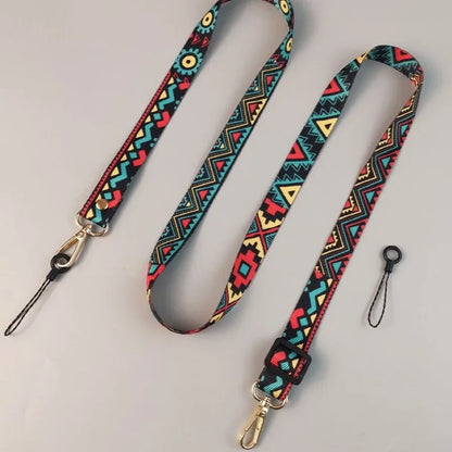 Retro Crossbody Phone Strap – Adjustable Anti-Lost Lanyard for iPhone & Android