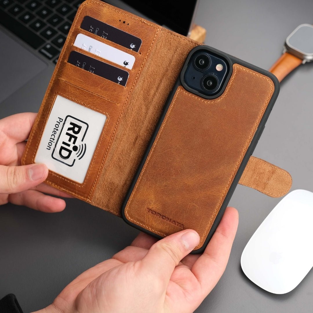 Casper iPhone 17 Leather Wallet Case – MagSafe Compatible-7