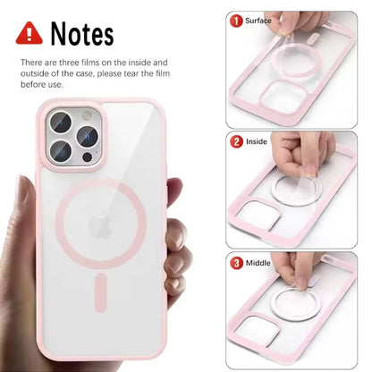 Luxury Macaron iPhone Case – MagSafe Magnetic Wireless Charger Cover for iPhone 11–16, Mini, Plus, Pro & Pro Max