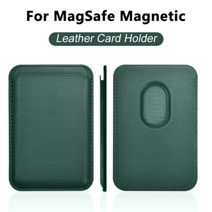 MagSafe Leather Wallet Phone Case – Magnetic Card Holder Cover for iPhone 12–14