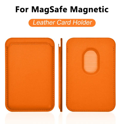 MagSafe Leather Wallet Phone Case – Magnetic Card Holder Cover for iPhone 12–14