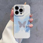 Colorful Hollow Butterfly iPhone Case – Shockproof Bumper Back Cover for iPhone 11–16 Series, Pro Max