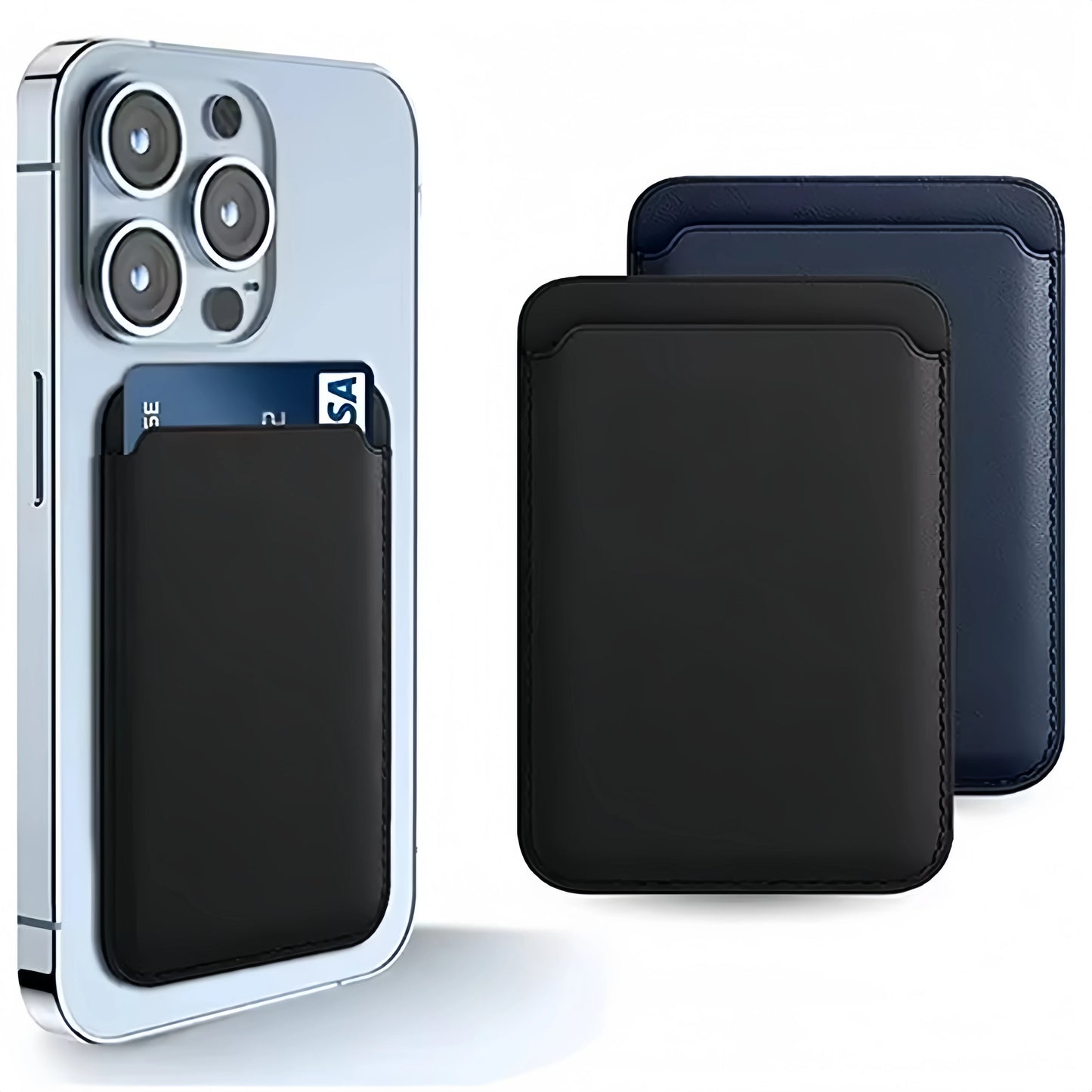 Leather Wallet Case Holder For Magsafe iPhone 16 Pro Max Magnetic Wallet Leather Compatible For iPhone 15 14 13 12  Accessories