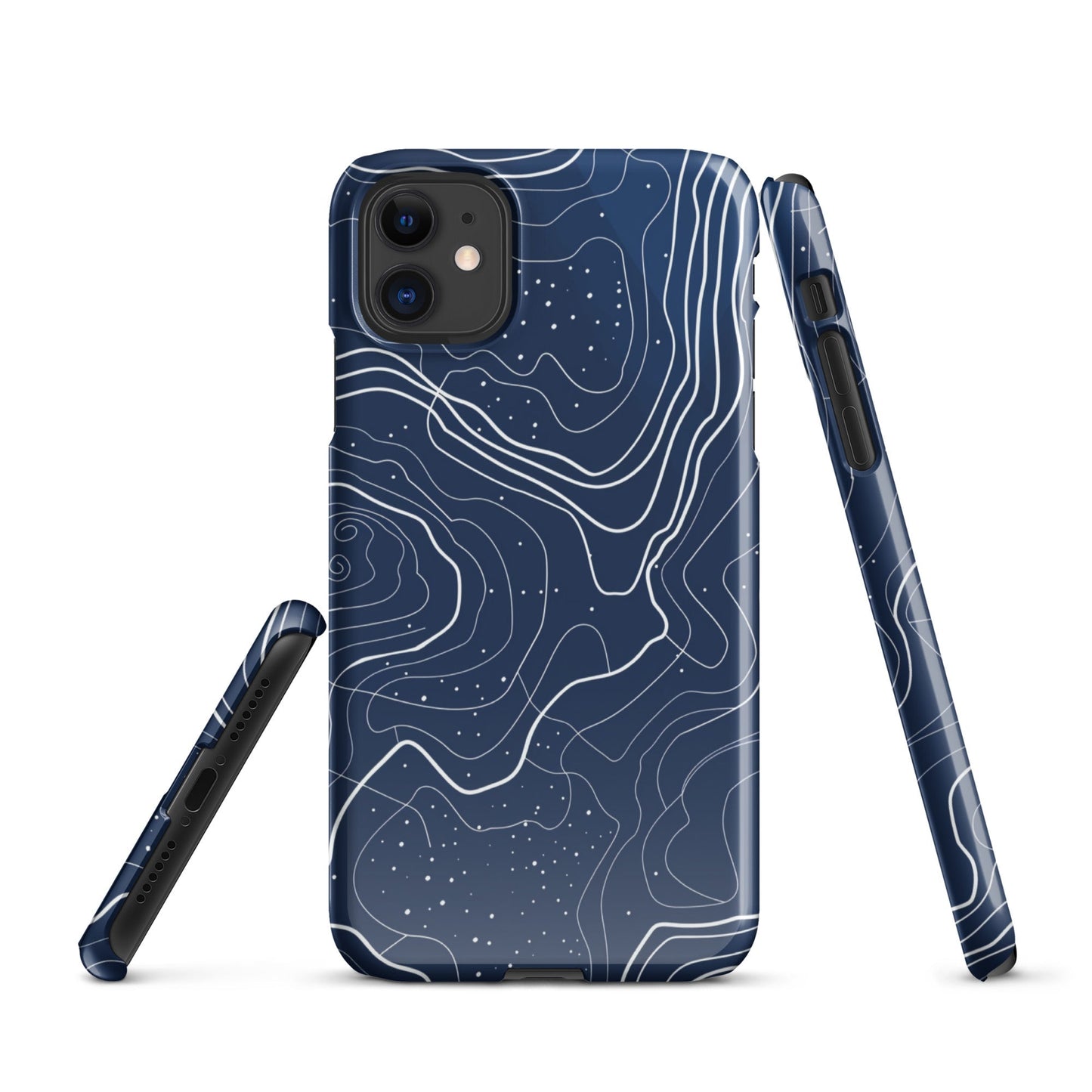 Blue Art Phone case for iPhone-1
