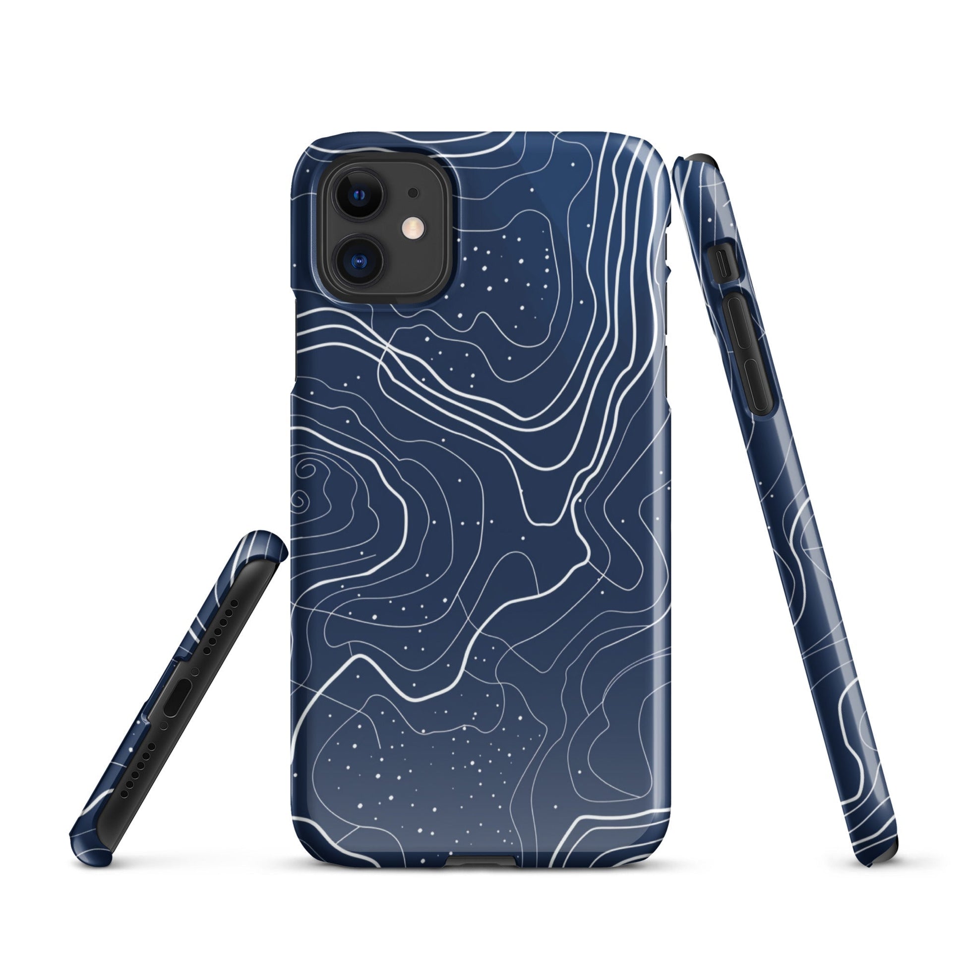 Blue Art Phone case for iPhone-1