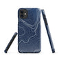 Blue Art Phone case for iPhone-1