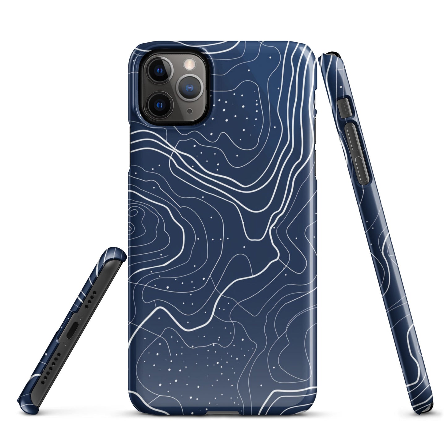 Blue Art Phone case for iPhone-5