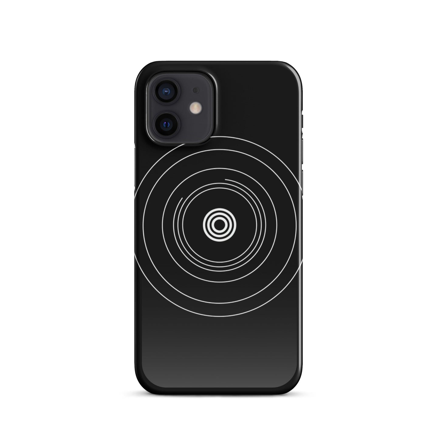 Black Circle Phone case for iPhone-8