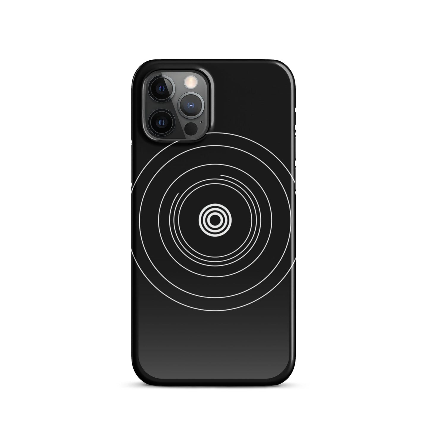 Black Circle Phone case for iPhone-10