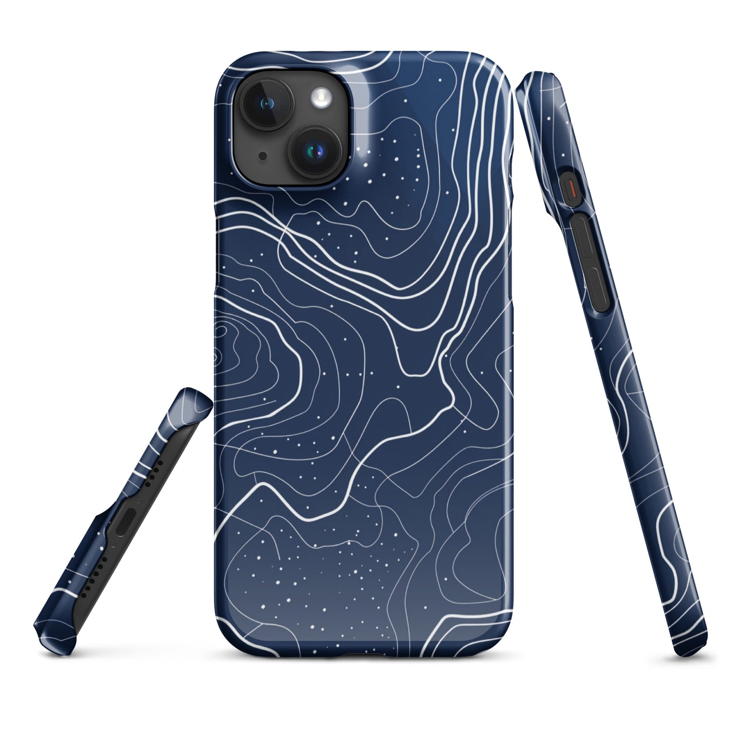 Blue Art Phone case for iPhone-33