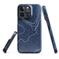 Blue Art Phone case for iPhone-0