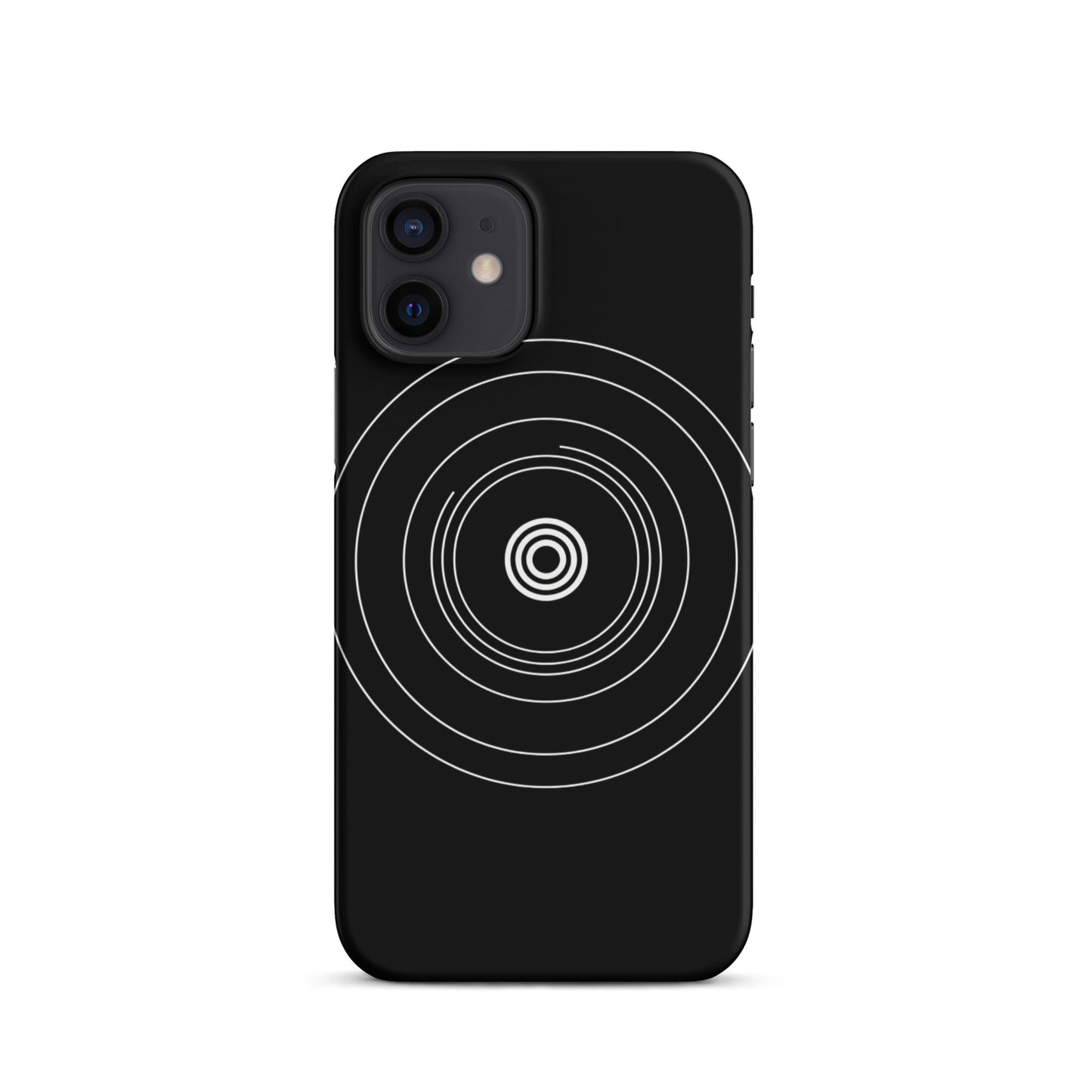 Black Circle Phone case for iPhone-9
