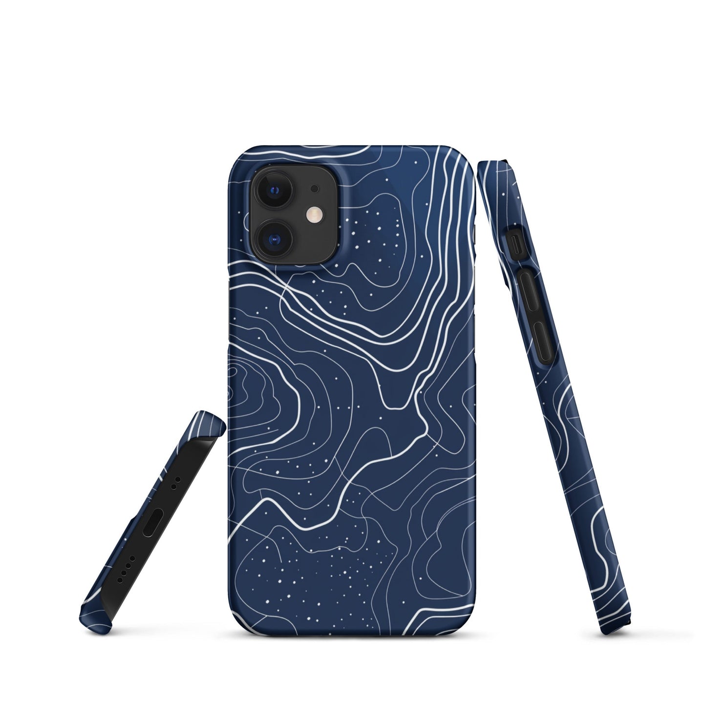 Blue Art Phone case for iPhone-8