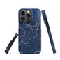 Blue Art Phone case for iPhone-20