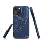 Blue Art Phone case for iPhone-24