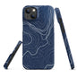 Blue Art Phone case for iPhone-26