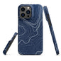 Blue Art Phone case for iPhone-30