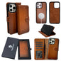 Vegas Premium Leather iPhone 15 Pro Max Wallet Case with MagSafe | Detachable RFID Blocking Luxury Wallet-0